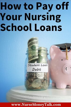 a piggy bank that says student loan debt