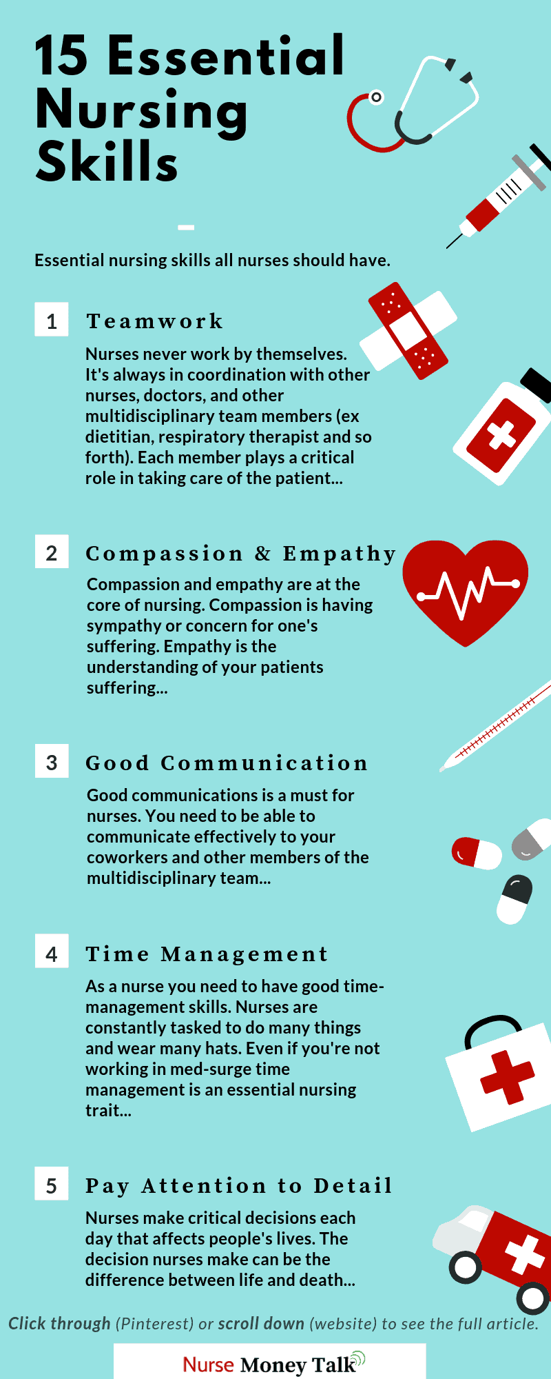 Nurse Skills Telegraph   Infographic Essential Nursing Skills 