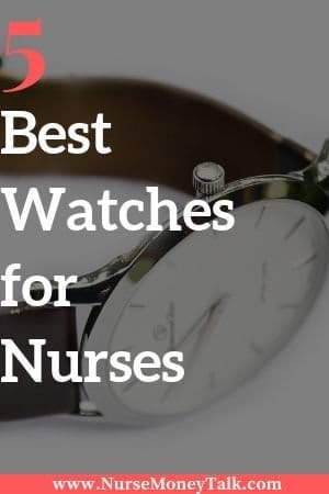 A picture of a watch with best watches for nurses written in front of it.