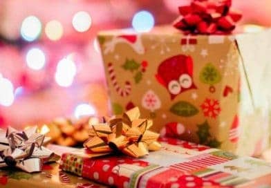 wrapped secret santa gifts for a nurse
