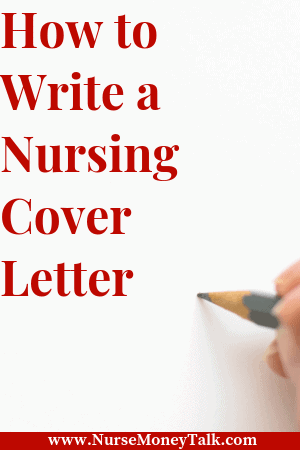 a pencil being held on a white background with the wordings how to write a nursing cover letter