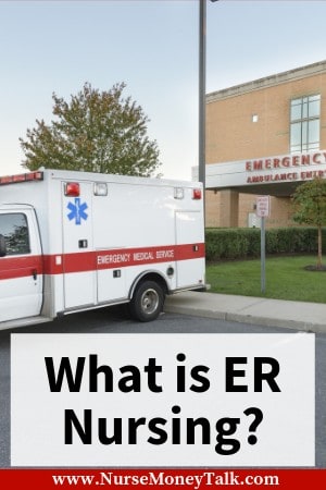 An EMSA truck parked outside the emergency room