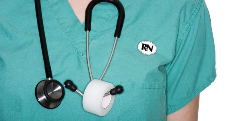 A picture of a registered nurse