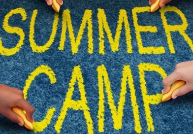 kids writing the word summer camp