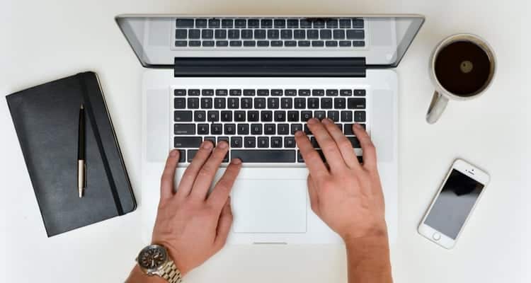 a nurse writing an article