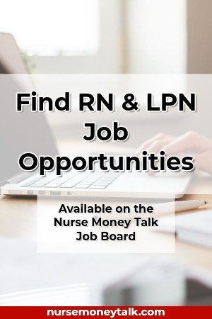 a nurse searching for a nursing job