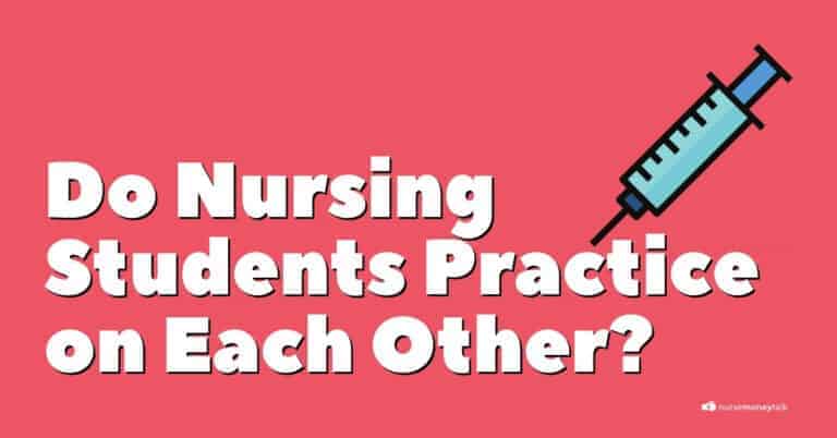 nursing students practicing on each other featured image