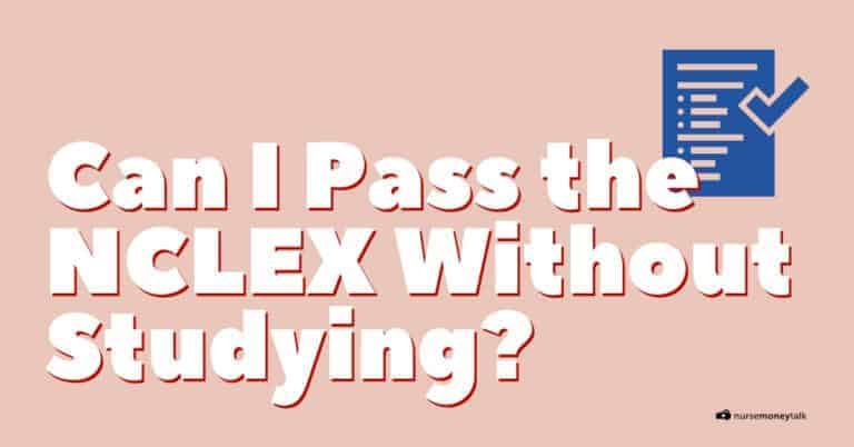 not studying and pass nclex featured image