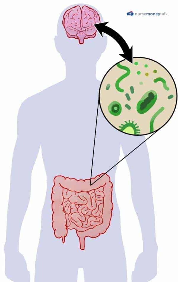 interaction of gut microbe and brain