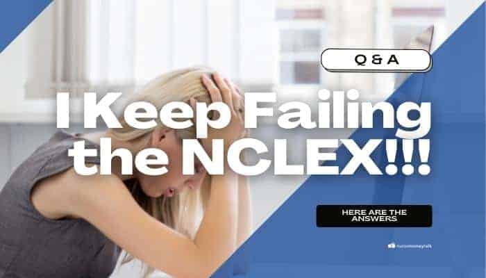 nursing student found out she failed NCLEX