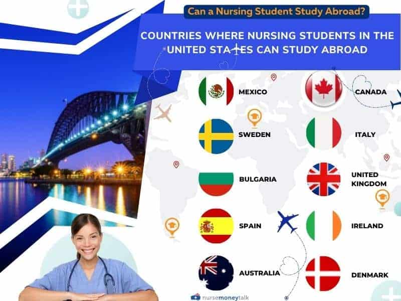 countries where nursing students in the US can study abroad