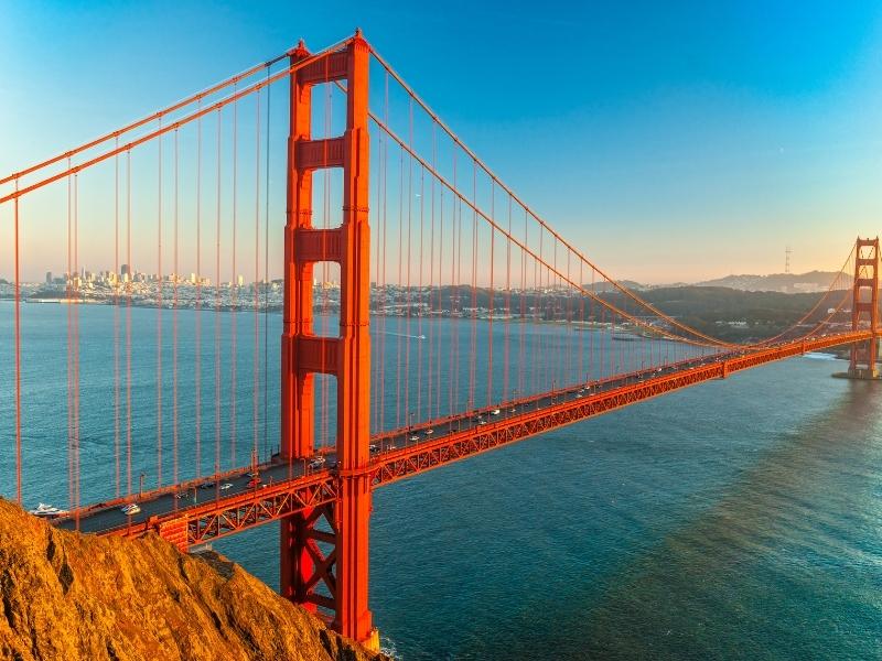 golden gate bridge in California