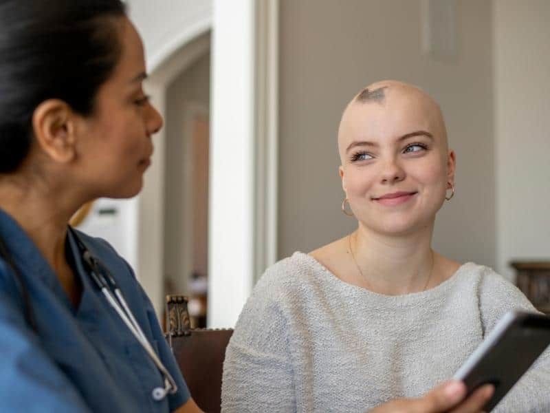 nurse with a patient