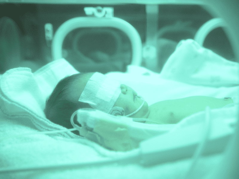 a baby in a nicu