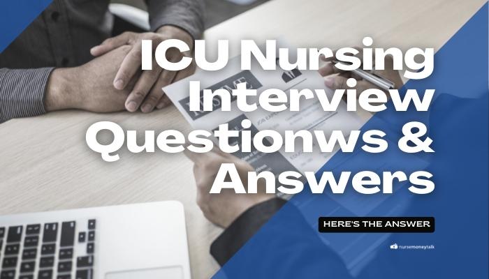 10 Common ICU Nursing Interview Questions Answers Nurse Money Talk   Featured Image Icu Nursing Interview Questions 