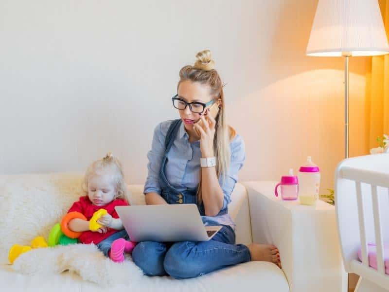 Article-Image-Mother-Working-on-Laptop