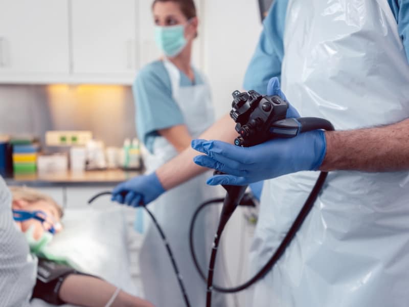 nurses conducting endoscopy