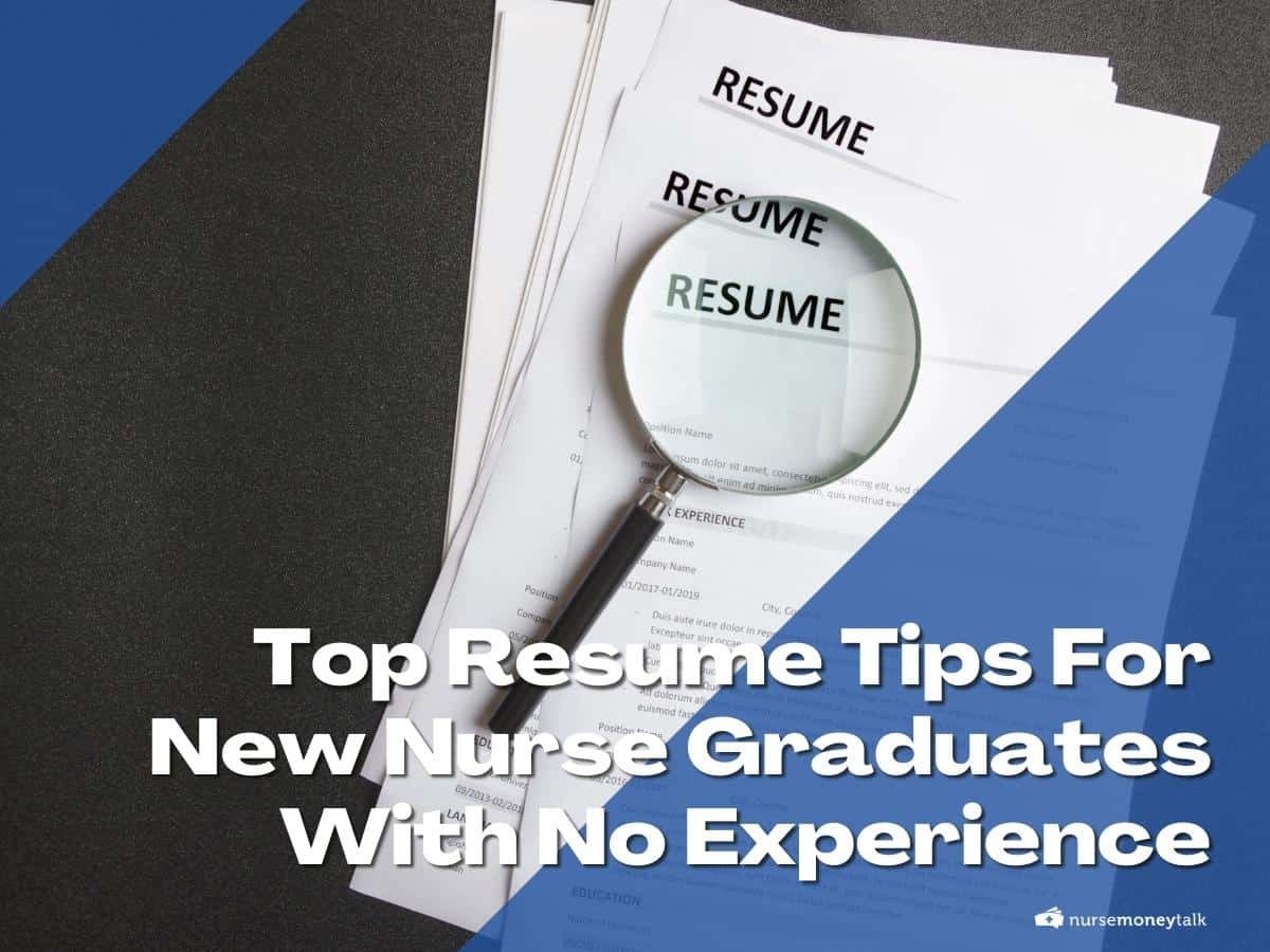 Top Resume Tips For New Nurse Graduates With No Experience Nurse   Featured Image Resume For New Nurse With No Experience 